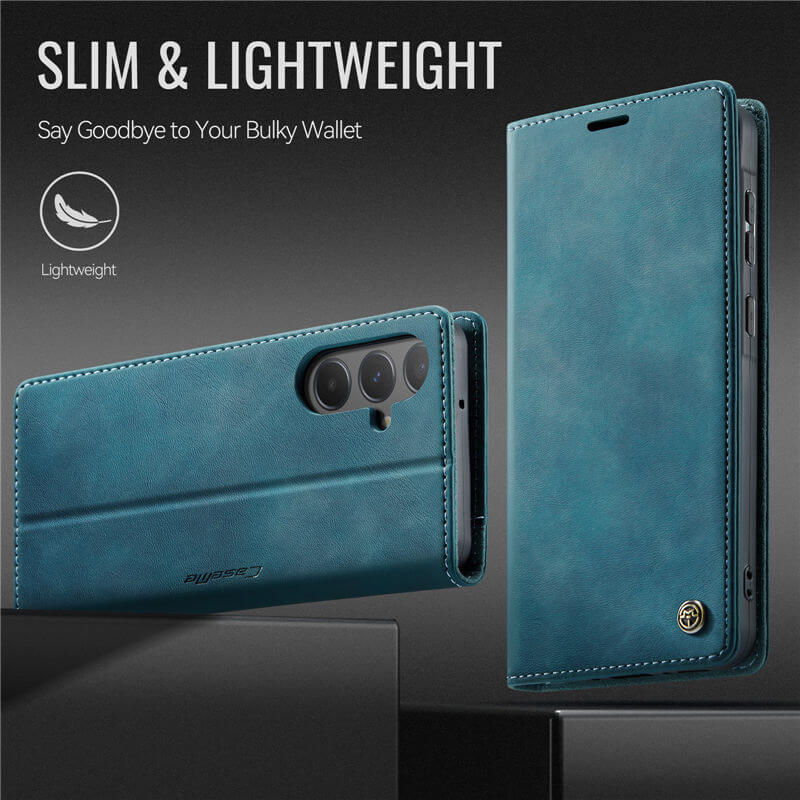 CaseMe Samsung Galaxy A55 Magnetic Wallet Case with RFID Blocking