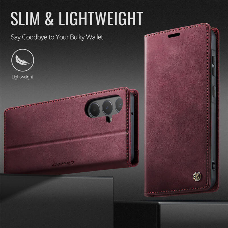 CaseMe Samsung Galaxy A55 Magnetic Wallet Case with RFID Blocking