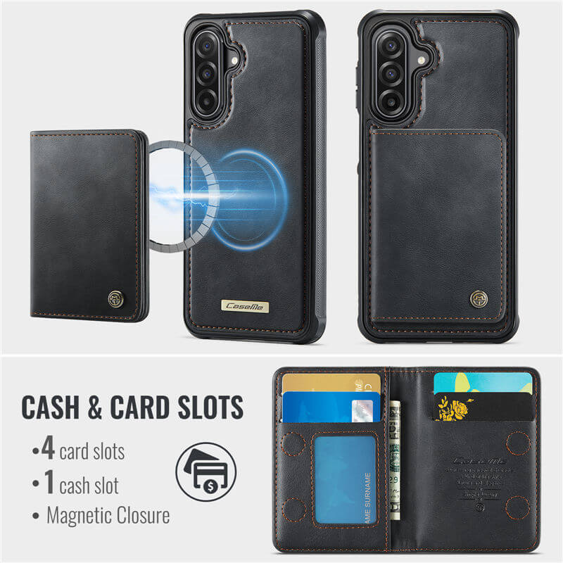 CaseMe Samsung Galaxy A56 5G 2-in-1 Magnetic Wallet Case