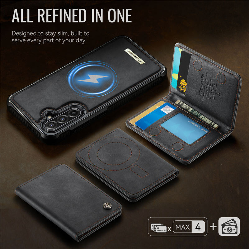 CaseMe Samsung Galaxy A56 5G 2-in-1 Magnetic Wallet Case