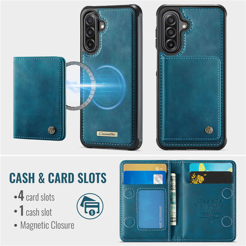 CaseMe Samsung Galaxy A56 5G 2-in-1 Magnetic Wallet Case