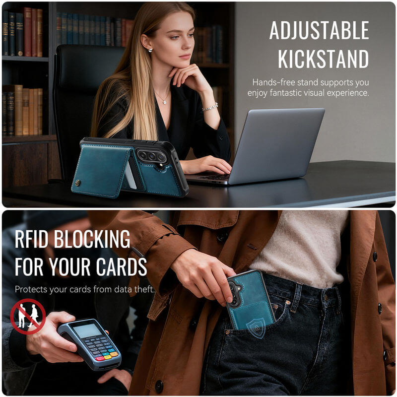 CaseMe Samsung Galaxy A56 5G 2-in-1 Magnetic Wallet Case