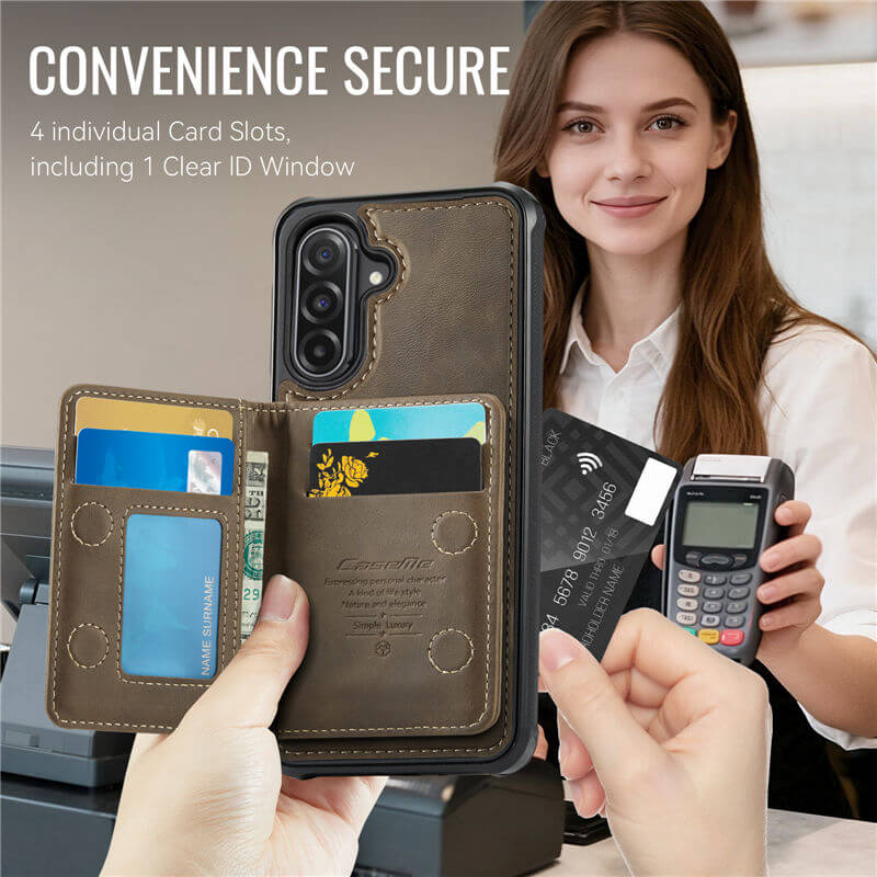CaseMe Samsung Galaxy A56 5G 2-in-1 Magnetic Wallet Case