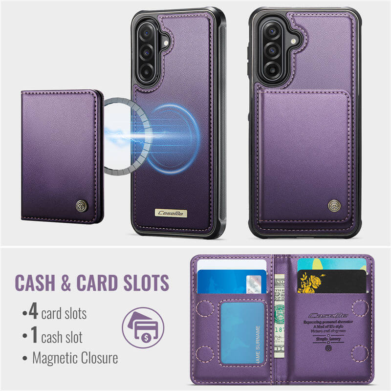 CaseMe Samsung Galaxy A56 5G 2-in-1 Magnetic Wallet Case