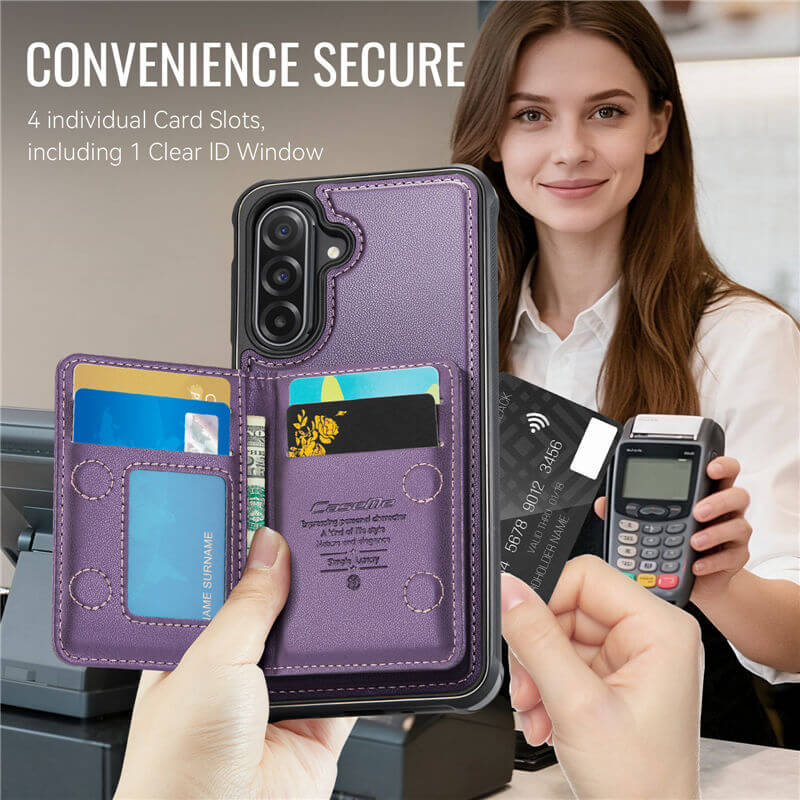 CaseMe Samsung Galaxy A56 5G 2-in-1 Magnetic Wallet Case