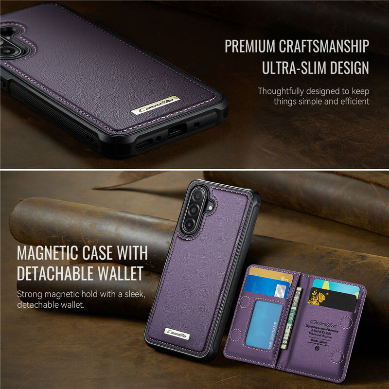 CaseMe Samsung Galaxy A56 5G 2-in-1 Magnetic Wallet Case