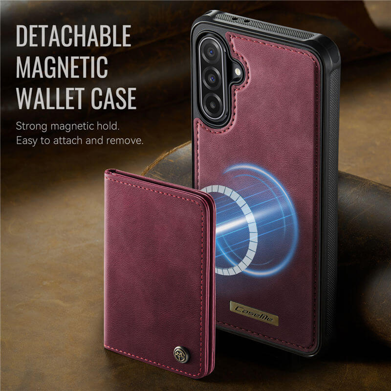 CaseMe Samsung Galaxy A56 5G 2-in-1 Magnetic Wallet Case