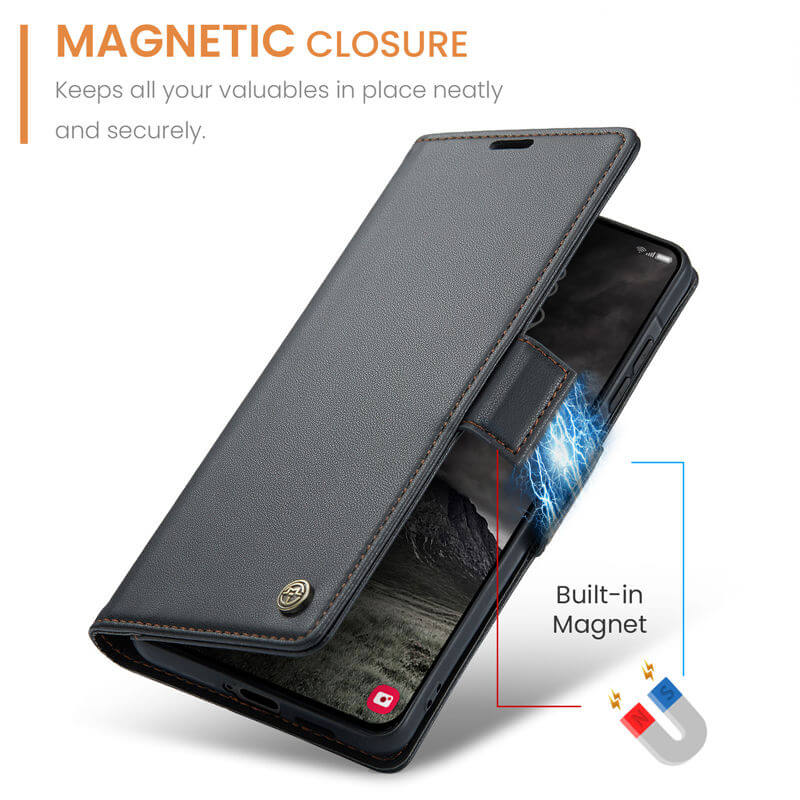 CaseMe Samsung Galaxy A57 Wallet RFID Blocking Case