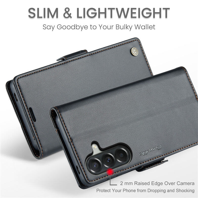 CaseMe Samsung Galaxy A57 Wallet RFID Blocking Case