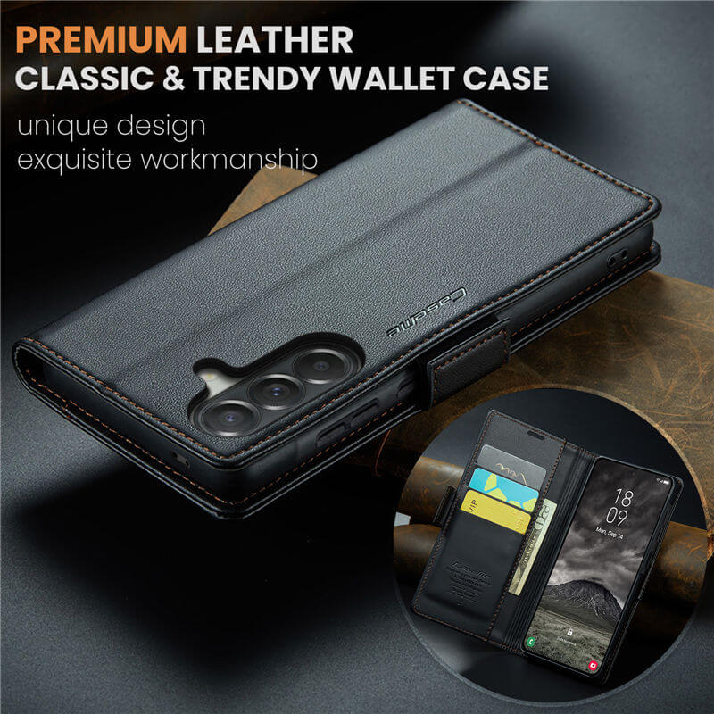 CaseMe Samsung Galaxy A57 Wallet RFID Blocking Case