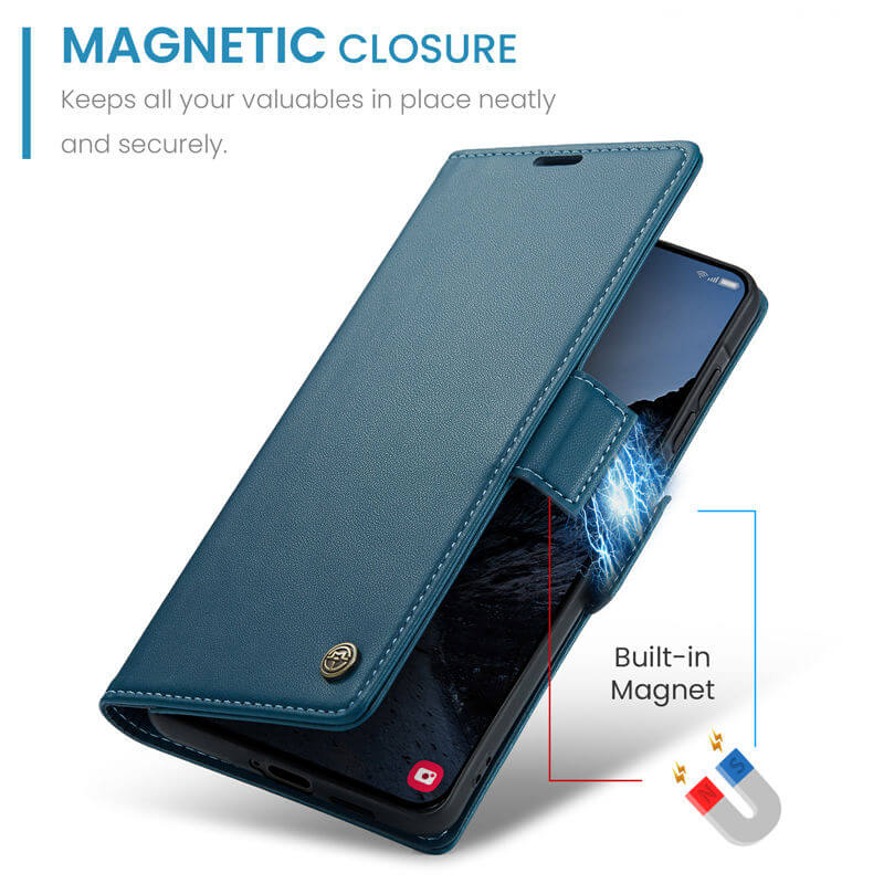CaseMe Samsung Galaxy A57 Wallet RFID Blocking Case