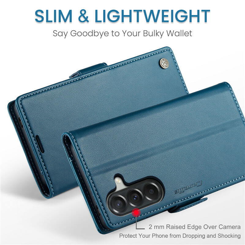 CaseMe Samsung Galaxy A57 Wallet RFID Blocking Case
