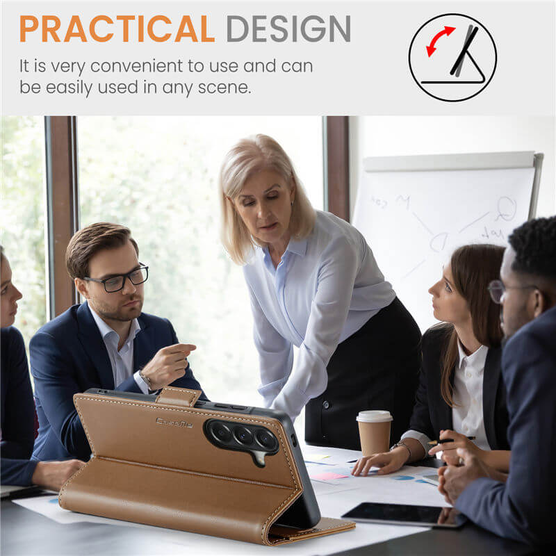 CaseMe Samsung Galaxy A57 Wallet RFID Blocking Case