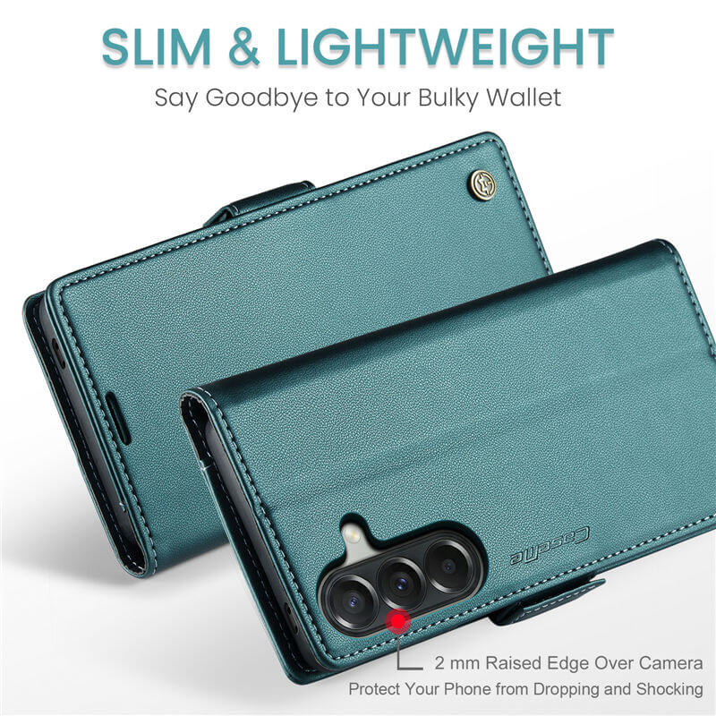 CaseMe Samsung Galaxy A57 Wallet RFID Blocking Case
