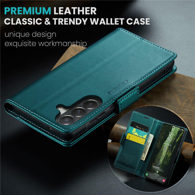 CaseMe Samsung Galaxy A57 Wallet RFID Blocking Case