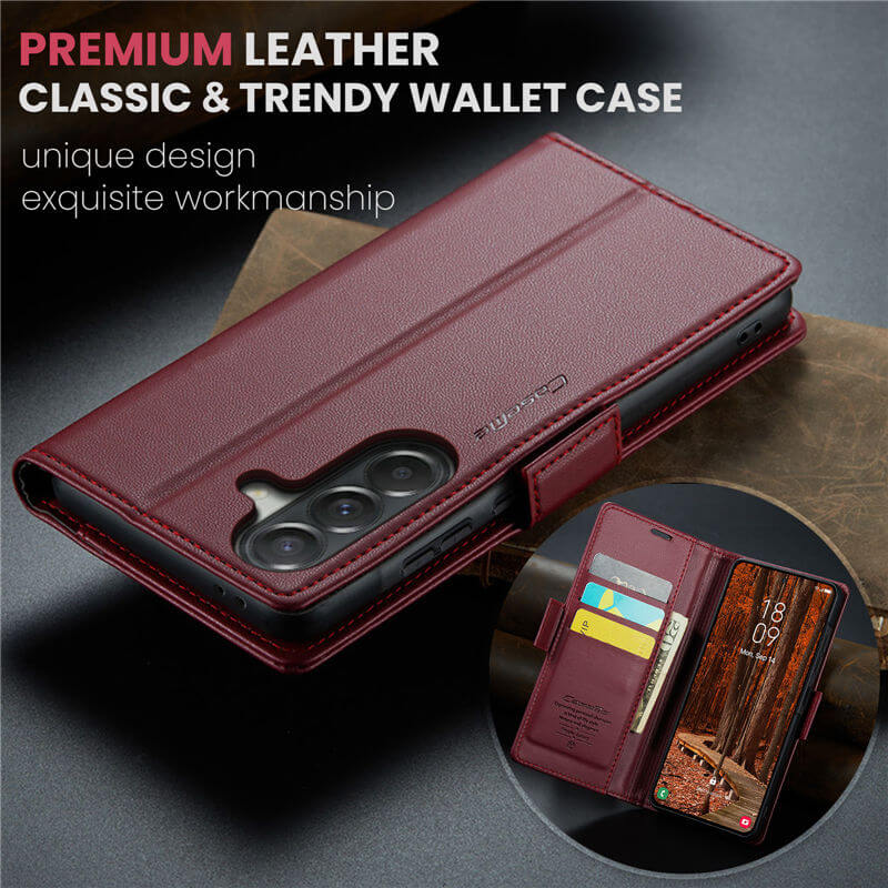 CaseMe Samsung Galaxy A57 Wallet RFID Blocking Case