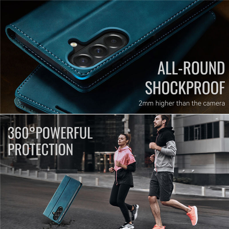 CaseMe Samsung Galaxy A57 Wallet RFID Blocking Case