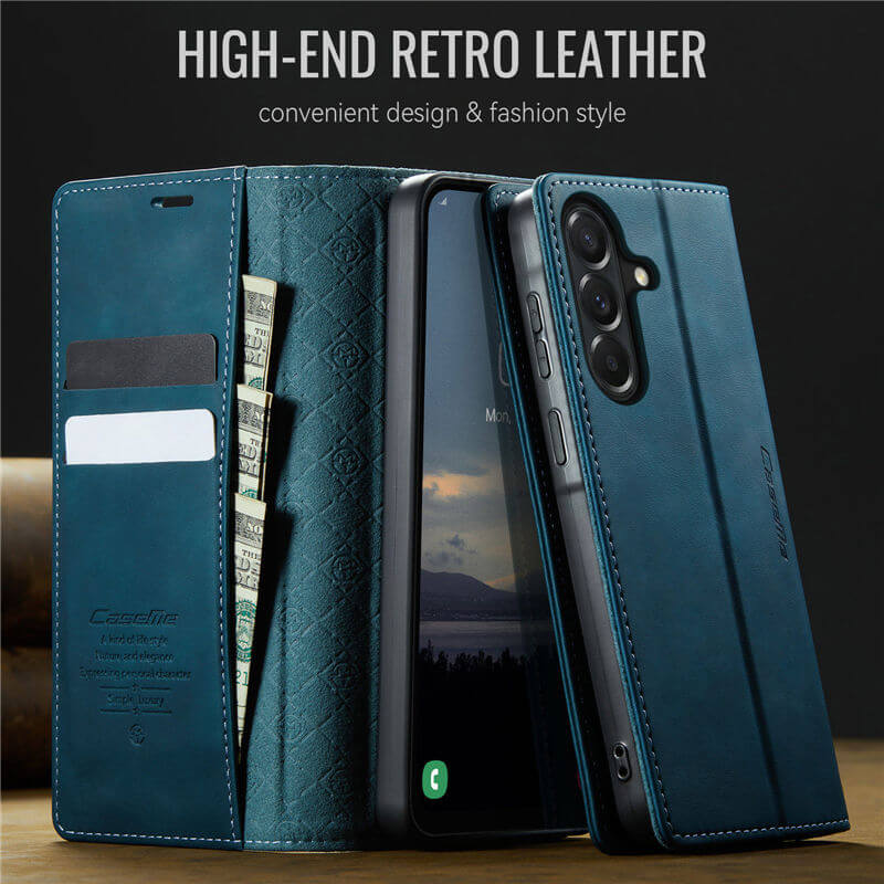 CaseMe Samsung Galaxy A57 Wallet RFID Blocking Case