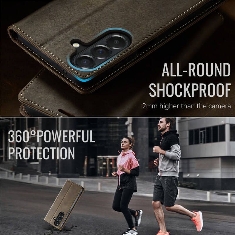 CaseMe Samsung Galaxy A57 Wallet RFID Blocking Case