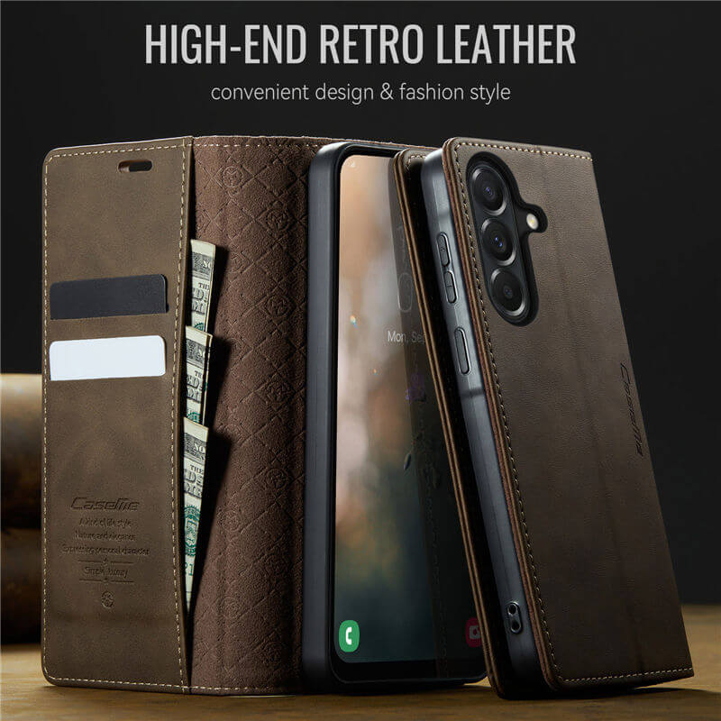 CaseMe Samsung Galaxy A57 Wallet RFID Blocking Case