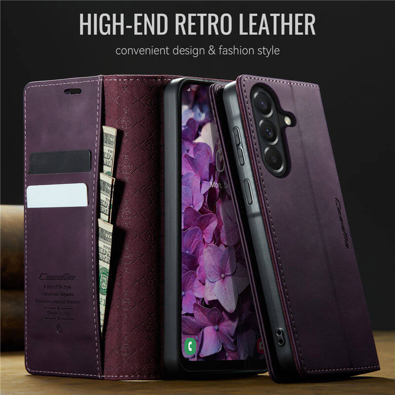 CaseMe Samsung Galaxy A57 Wallet RFID Blocking Case