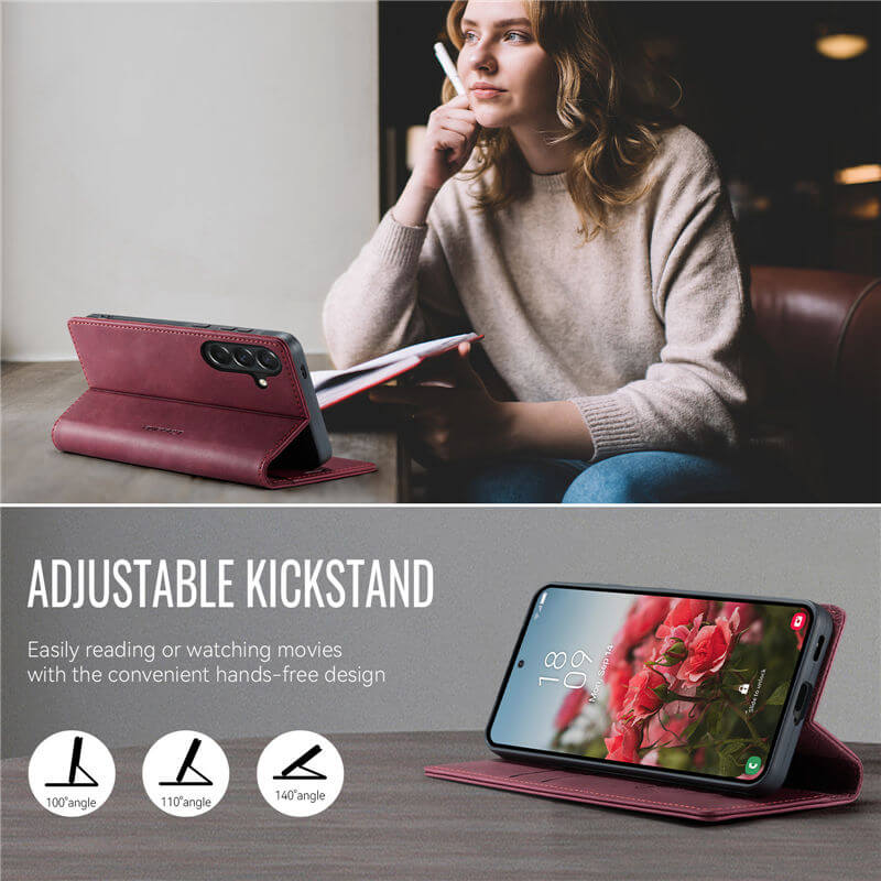 CaseMe Samsung Galaxy A57 Wallet RFID Blocking Case