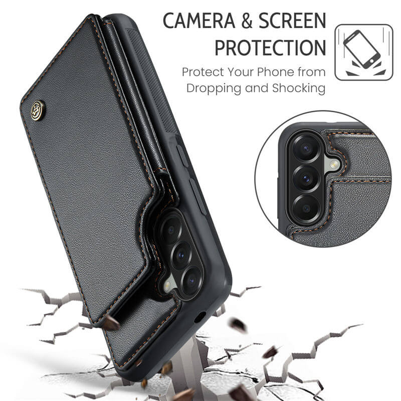 CaseMe Samsung Galaxy A57 RFID Blocking Card Holder Case