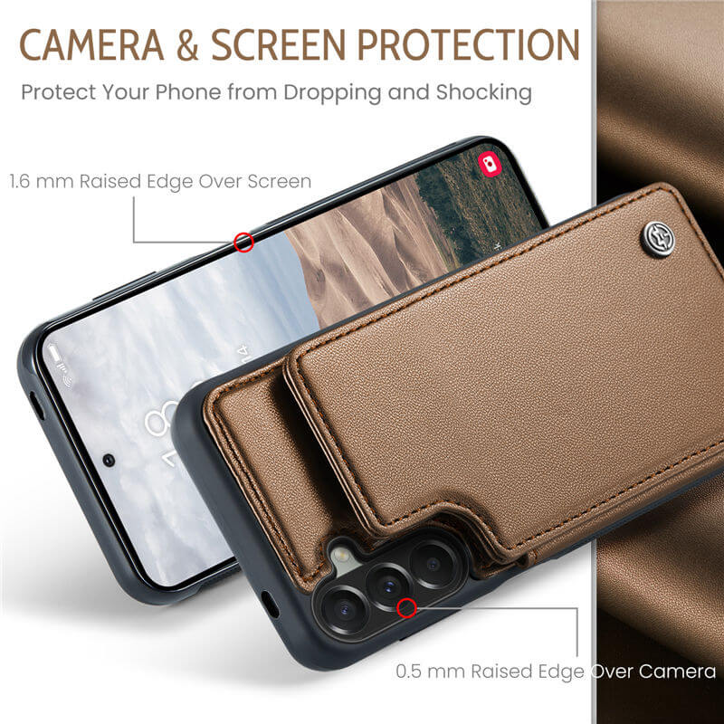CaseMe Samsung Galaxy A57 RFID Blocking Card Holder Case