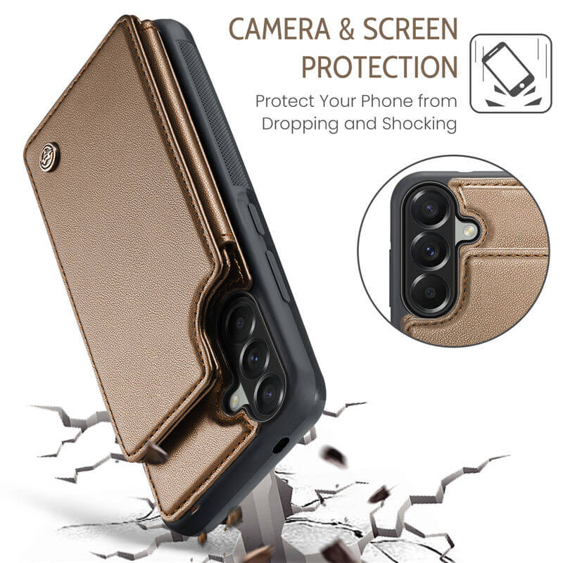 CaseMe Samsung Galaxy A57 RFID Blocking Card Holder Case