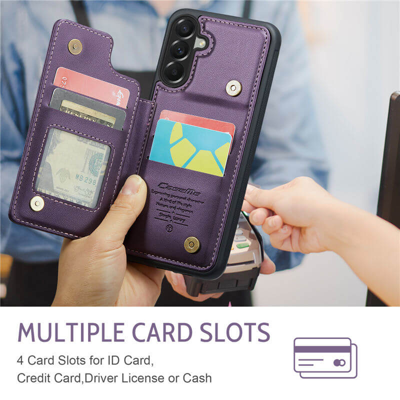 CaseMe Samsung Galaxy A57 RFID Blocking Card Holder Case