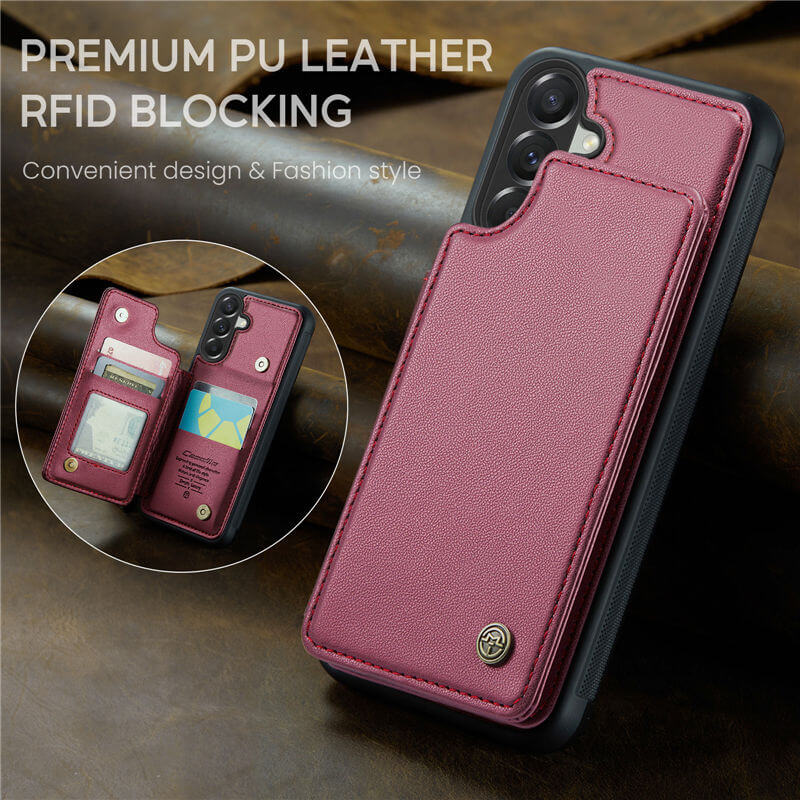 CaseMe Samsung Galaxy A57 RFID Blocking Card Holder Case
