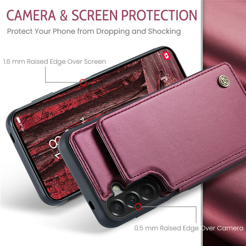 CaseMe Samsung Galaxy A57 RFID Blocking Card Holder Case