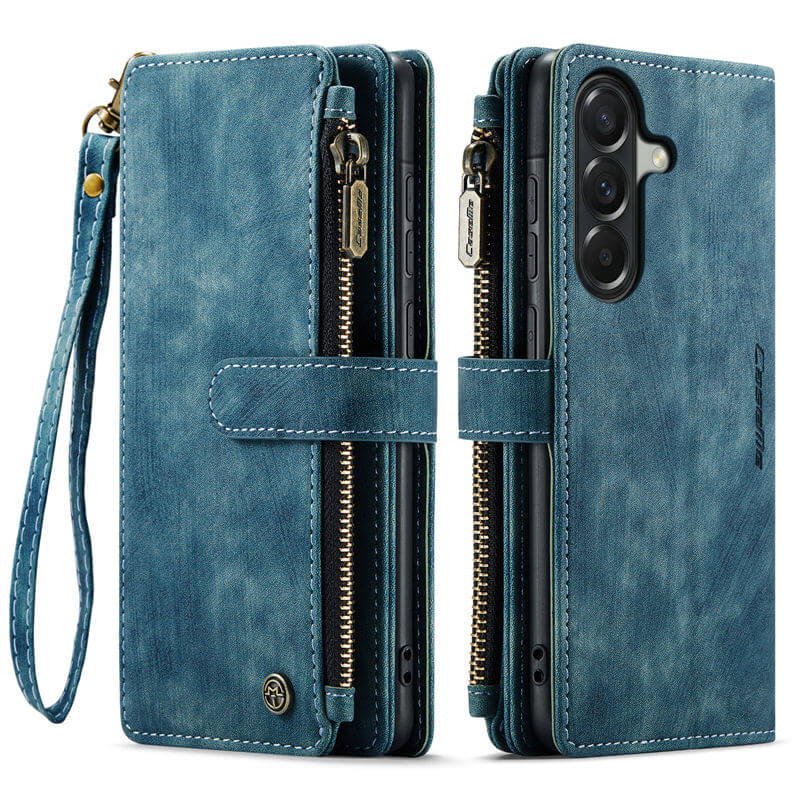 CaseMe Samsung Galaxy A57 Wallet Kickstand Case with Wrist Strap