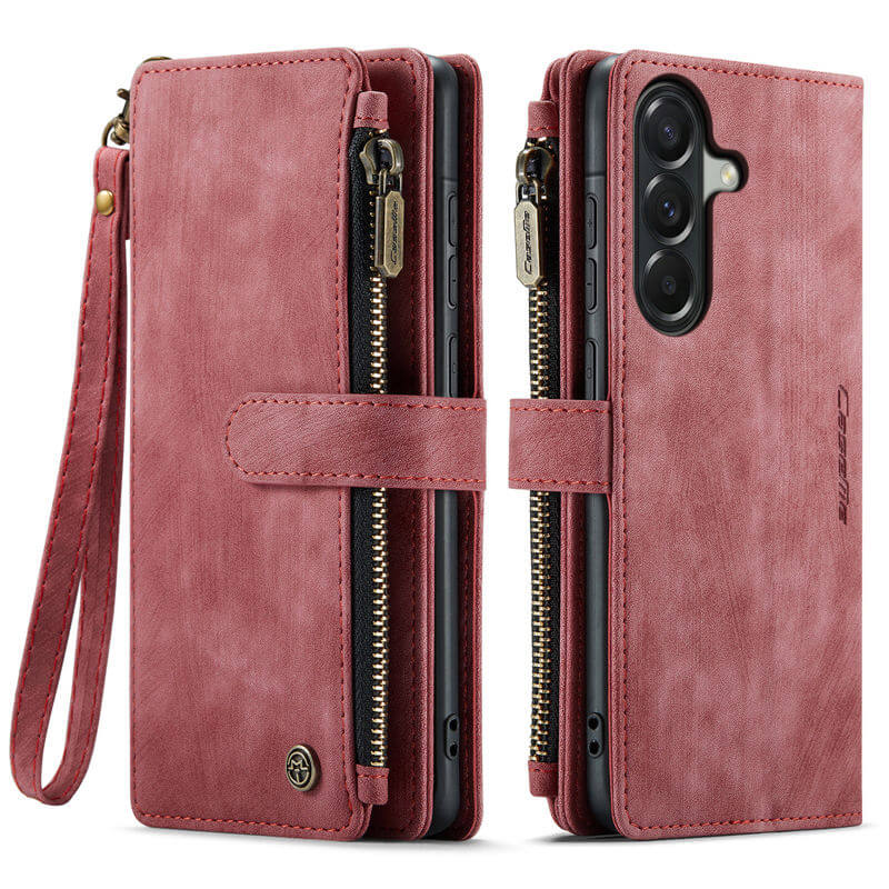 CaseMe Samsung Galaxy A57 Wallet Kickstand Case with Wrist Strap