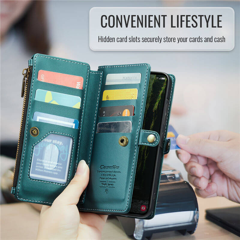 CaseMe Samsung Galaxy A57 Wallet Case with Crossbody Strap