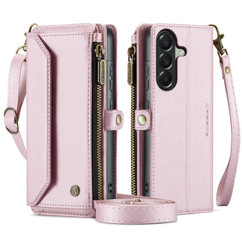 CaseMe Samsung Galaxy A57 Wallet Case with Crossbody Strap