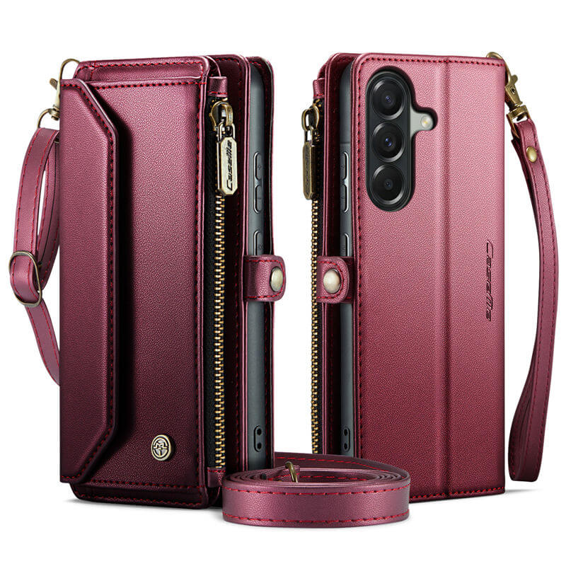 CaseMe Samsung Galaxy A57 Wallet Case with Crossbody Strap