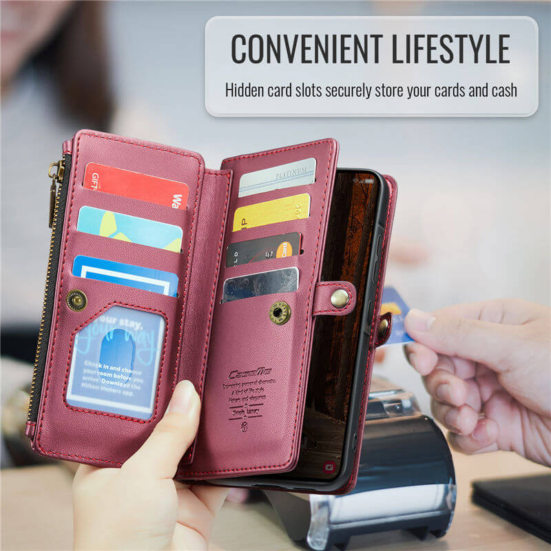 CaseMe Samsung Galaxy A57 Wallet Case with Crossbody Strap