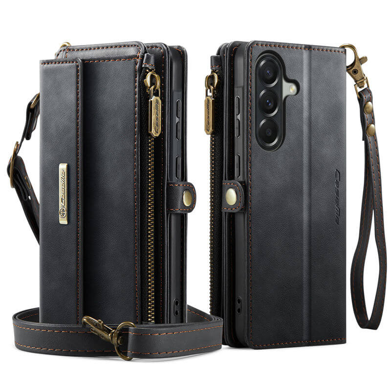 CaseMe Samsung Galaxy A57 Wallet Case with RFID Blocking & Crossbody Strap