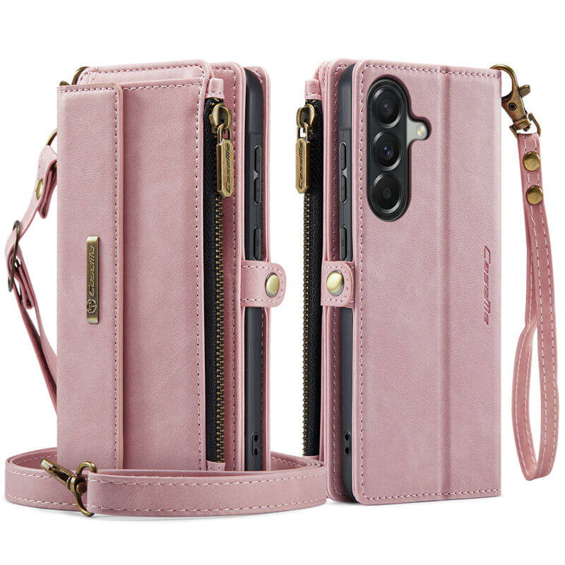 CaseMe Samsung Galaxy A57 Wallet Case with Crossbody Strap