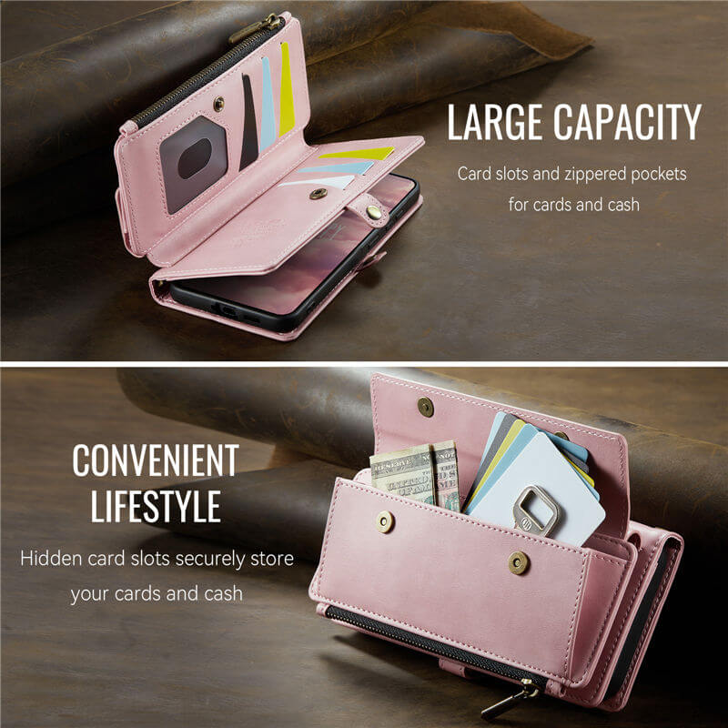 CaseMe Samsung Galaxy A57 Wallet Case with Crossbody Strap