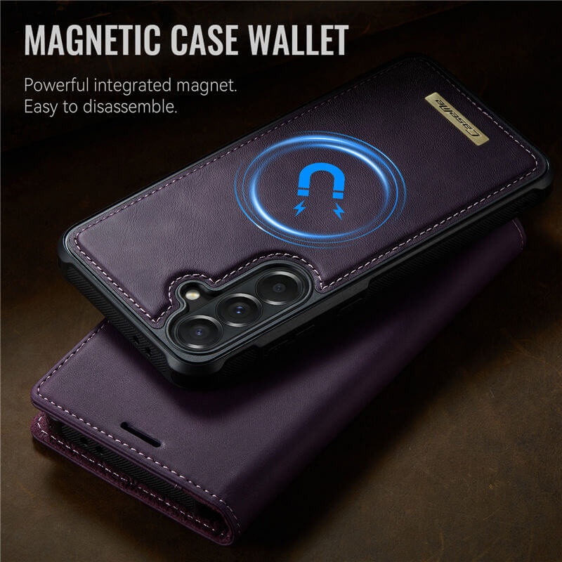 CaseMe Samsung Galaxy A57 2-in-1 Magnetic Wallet Case