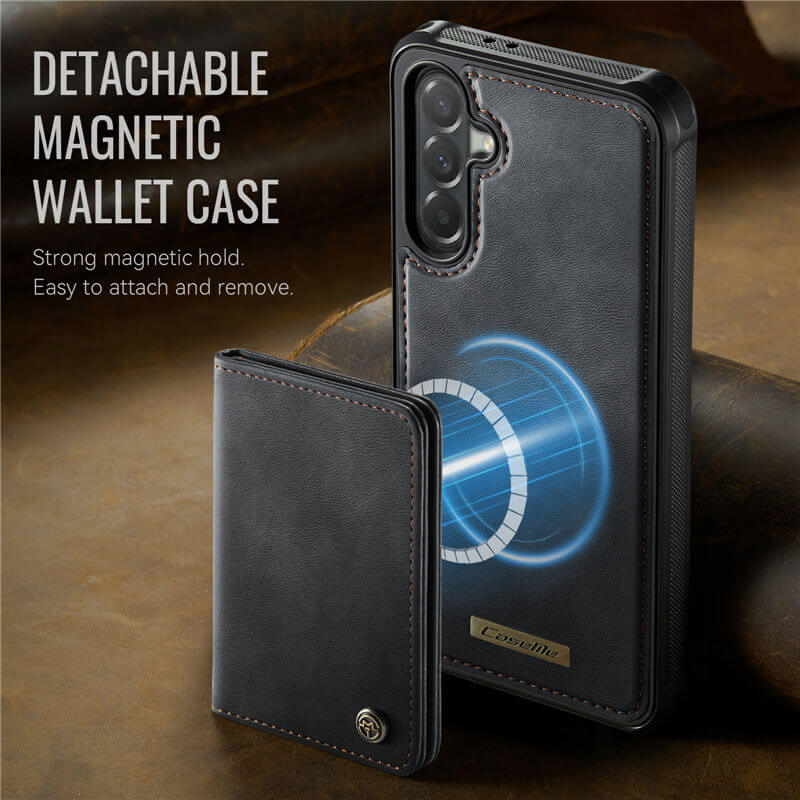CaseMe Samsung Galaxy A57 2-in-1 Magnetic Wallet Case