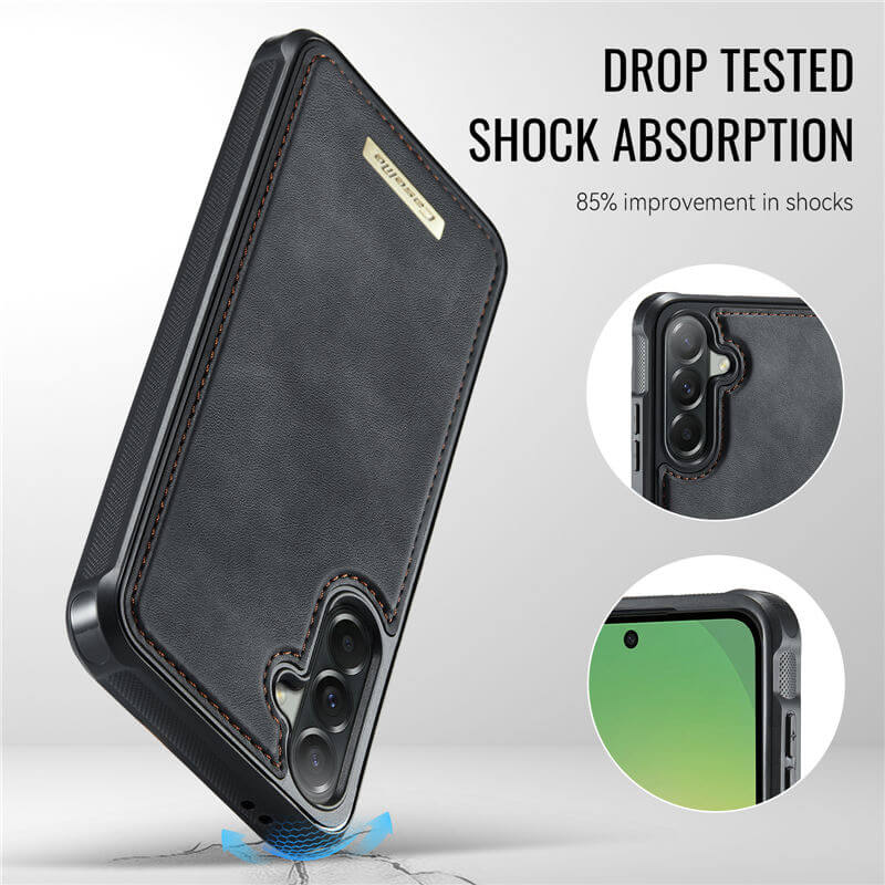 CaseMe Samsung Galaxy A57 2-in-1 Magnetic Wallet Case