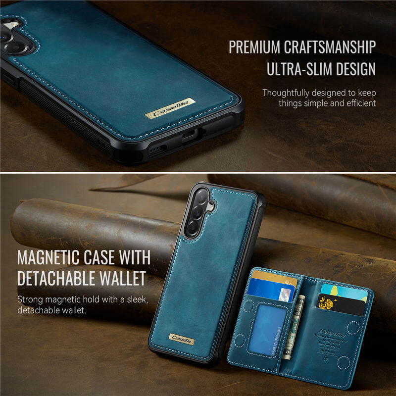 CaseMe Samsung Galaxy A57 2-in-1 Magnetic Wallet Case