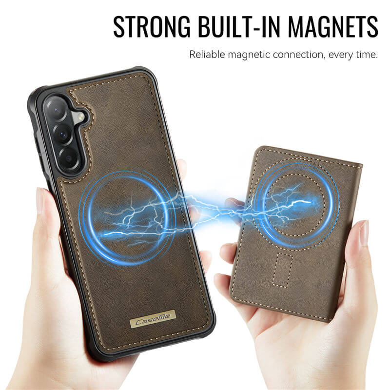 CaseMe Samsung Galaxy A57 2-in-1 Magnetic Wallet Case