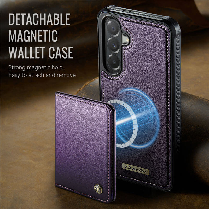 CaseMe Samsung Galaxy A57 2-in-1 Magnetic Wallet Case