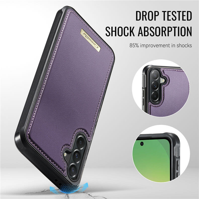 CaseMe Samsung Galaxy A57 2-in-1 Magnetic Wallet Case