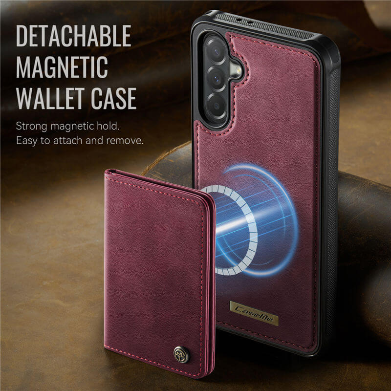 CaseMe Samsung Galaxy A57 2-in-1 Magnetic Wallet Case