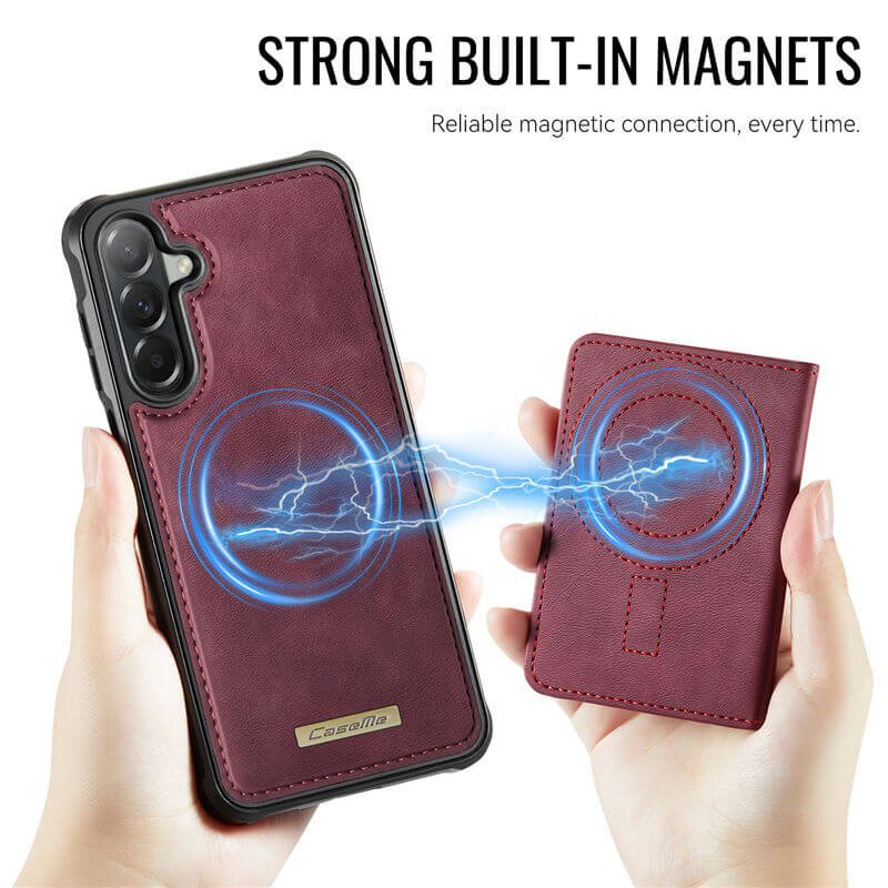 CaseMe Samsung Galaxy A57 2-in-1 Magnetic Wallet Case